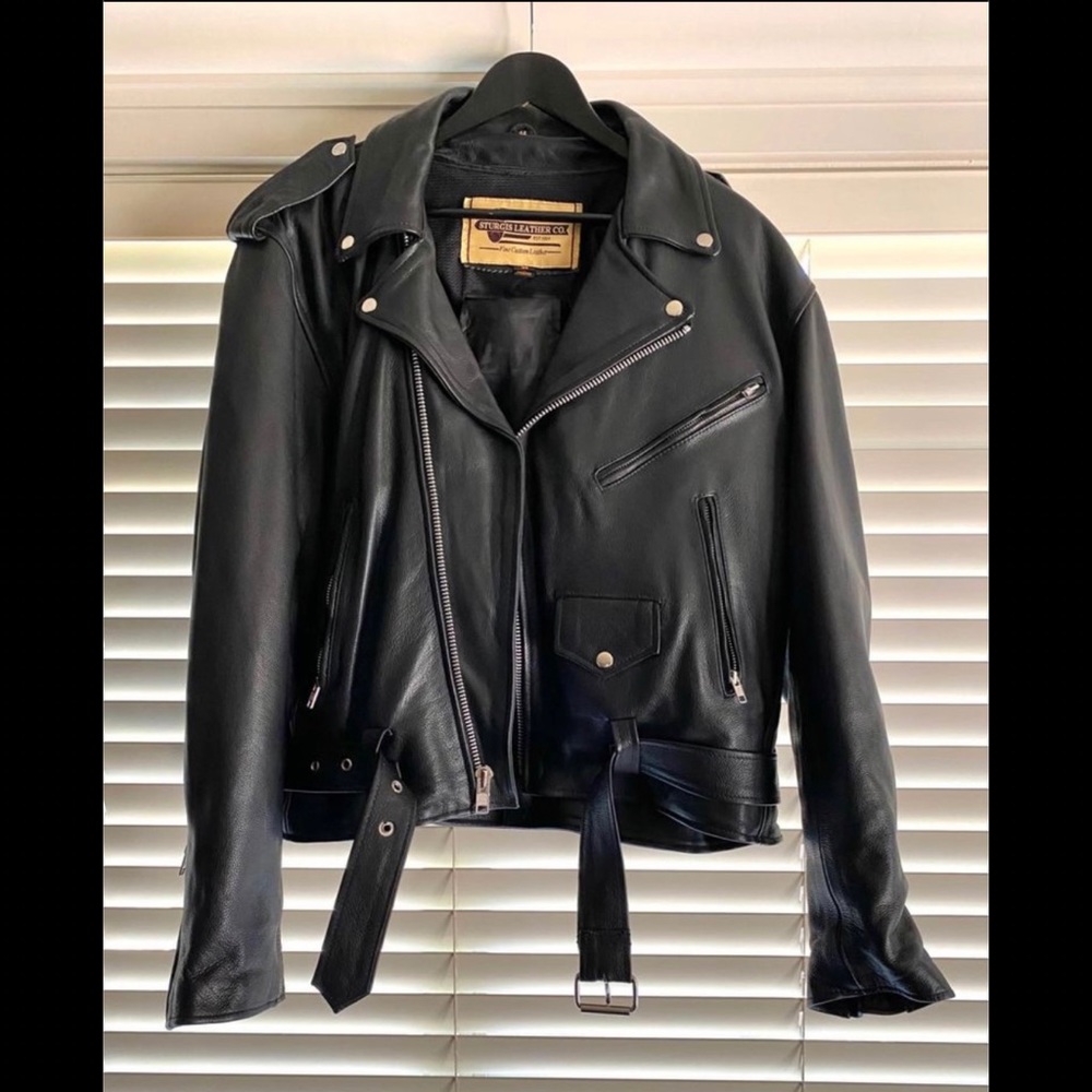 Heavy Duty Leather Moto Jacket